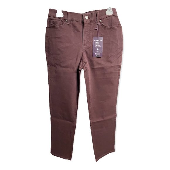 Gloria Vanderbilt Amanda Classic High Rise Tapered Jean - Picture 2 of 9